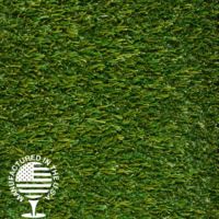 Close-up of field green and olive green artificial grass turf, manufactured in the USA, featuring durable fibers designed for sports fields, playgrounds, and high-traffic landscape applications by Southwest Greens.