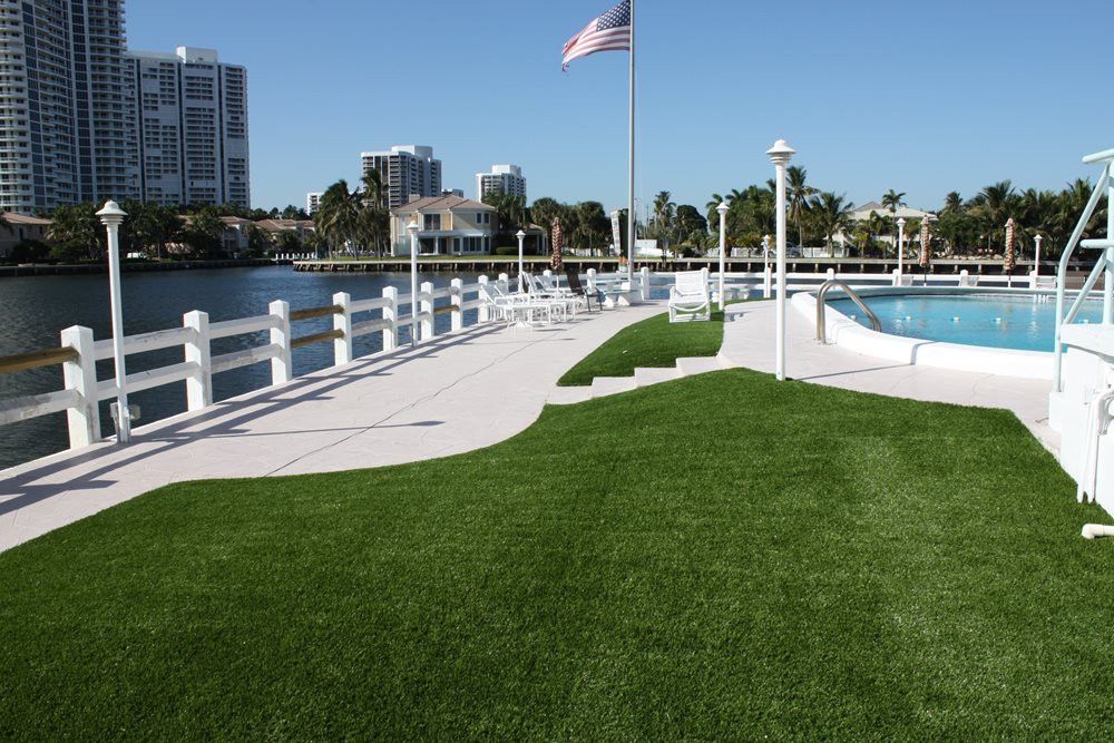 Greenwich artificial grass landscaping